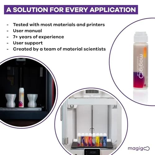 Magigoo Polypropylene 3D Printer Bed Adhesive Glue | Strong Bond, Easy Release, 50mL thumbnail 5