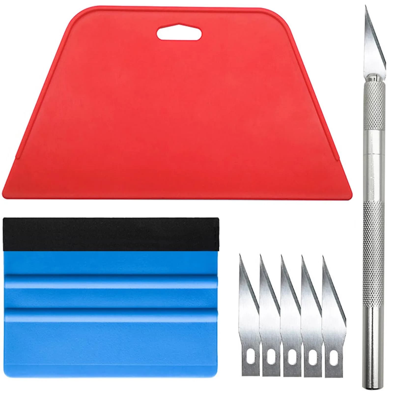 tiptopcarbon Wallpaper Smoothing Tool Kit with Craft Knife | 10.5 cm x 19.5 cm - main product image