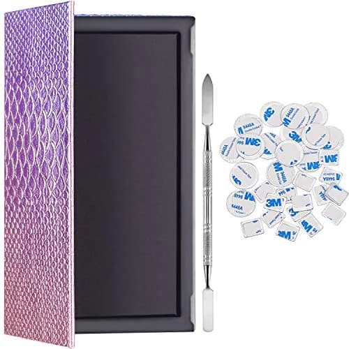 Sumind Empty Magnetic Palette Set with Spatula & 30 Stickers | Rectangle & Square, Colorful thumbnail 1