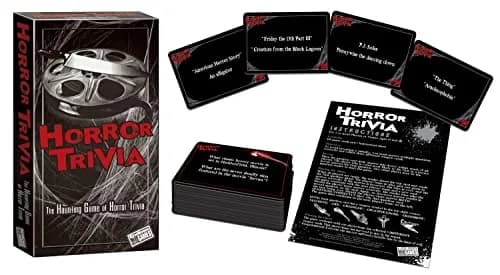 Endless Games Horror Trivia Card Game | 300 Questions for Teens & Adults | Halloween Party Fun thumbnail 2