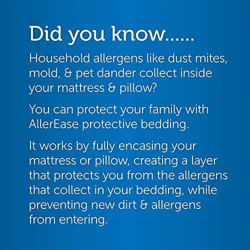 Aller-Ease Maximum Allergy Mattress Protector Twin XL 79.5" L x 38.5" W x 10" D | Waterproof Breathable Hypoallergenic thumbnail 5