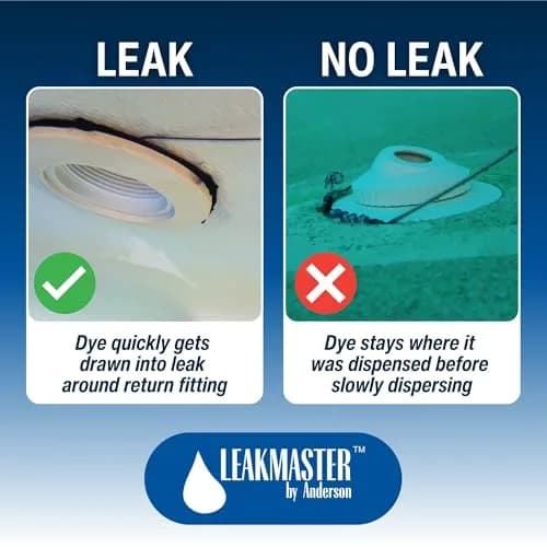 Leakmaster Pool Leak Detection Kit – 8 oz Blue Dye with Reusable Syringe | 237ml (8 oz) Dye thumbnail 4