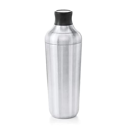 OXO Steel Cocktail Shaker with Strainer 24 oz | Leak-Proof, Stainless Finish, Easy-Jigger Cap thumbnail 1