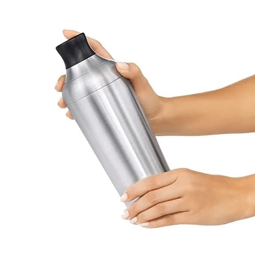 OXO Steel Cocktail Shaker with Strainer 24 oz | Leak-Proof, Stainless Finish, Easy-Jigger Cap thumbnail 3