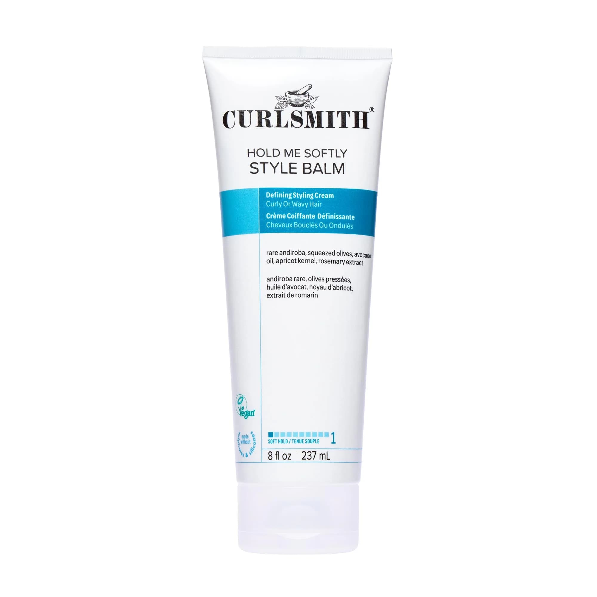 CURLSMITH Hold Me Softly Style Balm, 16 oz | Light, Nourishing Curl Cream for All Textures — 8 Fl Oz