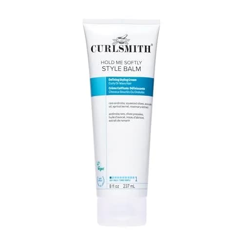 CURLSMITH Hold Me Softly Style Balm, 8 oz | Soft, Flexible Curl Cream for All Curl Types thumbnail 1