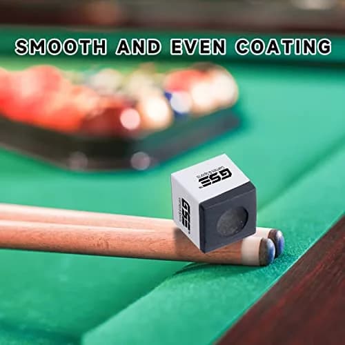 GSE Games & Sports Expert 12-Pack Billiard Pool Cue Chalks (Black) | Low Dust, Anti-Miscue, Enhanced Spin & Control thumbnail 4