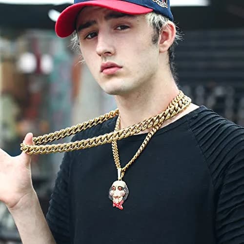 PY BLING 10mm Miami Cuban Link Chain Necklace 18 Inch | Durable Buckle Closure thumbnail 4