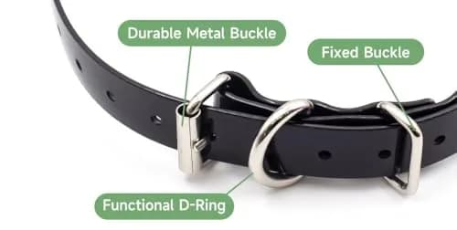 TrainPro Waterproof TPU Replacement Strap for Dog Training Collar, 27.5 in (70 cm) | Universal Fit for Bark & Shock Collars thumbnail 2