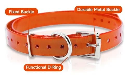 TrainPro Waterproof TPU Replacement Strap for Dog Training Collar, 27.5 in (70 cm) | Universal Fit for Bark & Shock Collars thumbnail 3