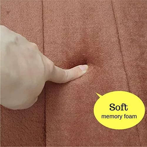 MG MACRO GIANT Memory Foam Bath Mat 46.5" x 15.5" Brown | Non Slip Comfort thumbnail 5