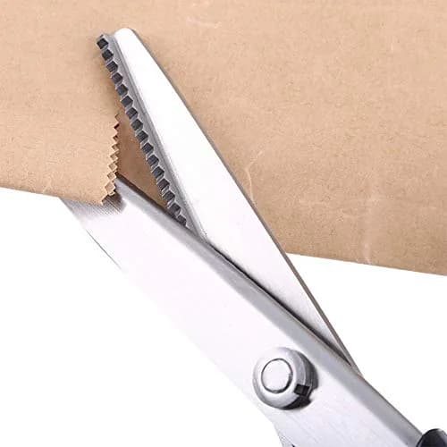 Hilitand Sewing Scissors 23cm | Stainless Steel Pinking Shears for Fabric & Craft thumbnail 5