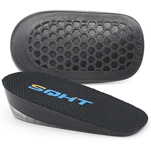 SQHT Height Increase Gel Heel Shoe Lift Inserts 2.54 cm (1 Inch) | Doctor Recommended for Foot Pain thumbnail 1