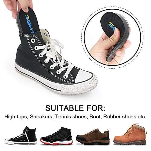 SQHT Height Increase Insoles - Gel Shoe Heel Lift Inserts & Pads | 1.4 Inch Height Boost for Men & Women thumbnail 5