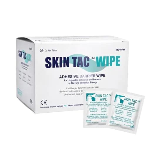 Torbot Skin Tac Adhesive Barrier Wipes 50 Count | Latex-Free, Hypoallergenic, Liquid Form for Sensitive Skin thumbnail 2