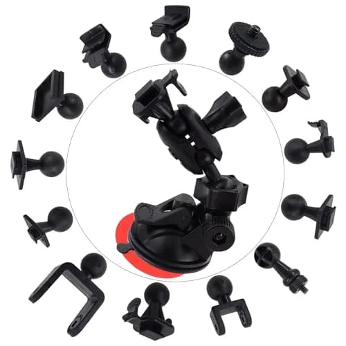 iSaddle Dash Cam Suction Mount with Various Joints | Universal Fit for 99% On-Dash Cameras thumbnail 1