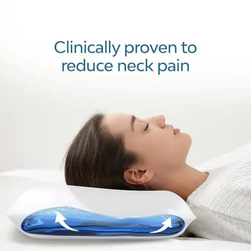 Mediflow Water Pillow with Memory Foam | Adjustable Waterbase & Support for All Sleepers thumbnail 3