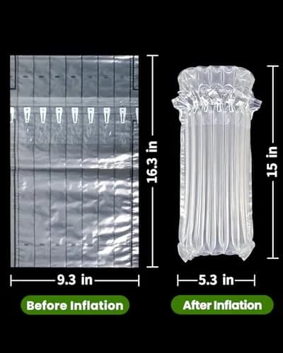 MONKKINO 16 Pack Inflatable Wine Bags | Protects Bottles & Fragile Items During Travel thumbnail 5