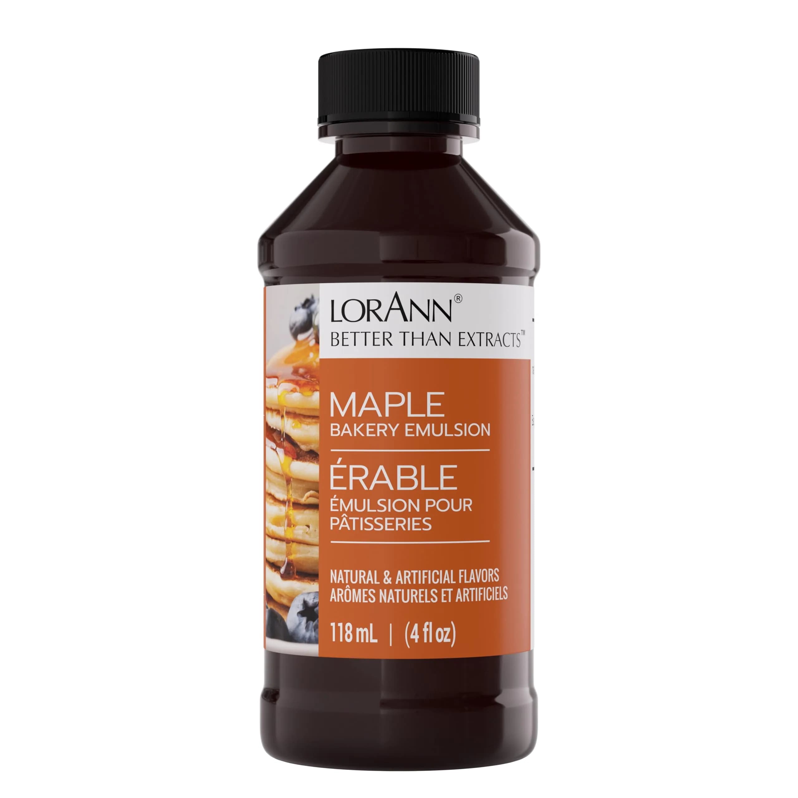 LorAnn Oils Maple Bakery Emulsion & Flavoring 4 Fl Oz | Gluten-Free, Keto-Friendly, USA Made