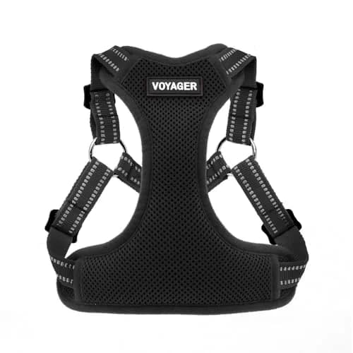 Best Pet Supplies Voyager Step-in Flex Dog Harness - Black, XL | Adjustable, Reflective, All Weather thumbnail 1