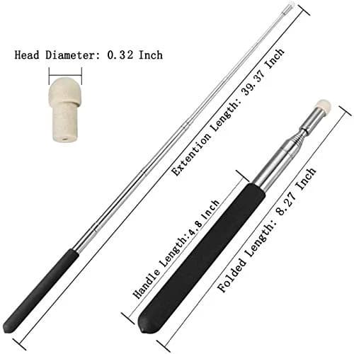 SANDAO Telescopic Teachers Pointer 39 inch | Extendable Classroom Whiteboard Hand Pointer thumbnail 5