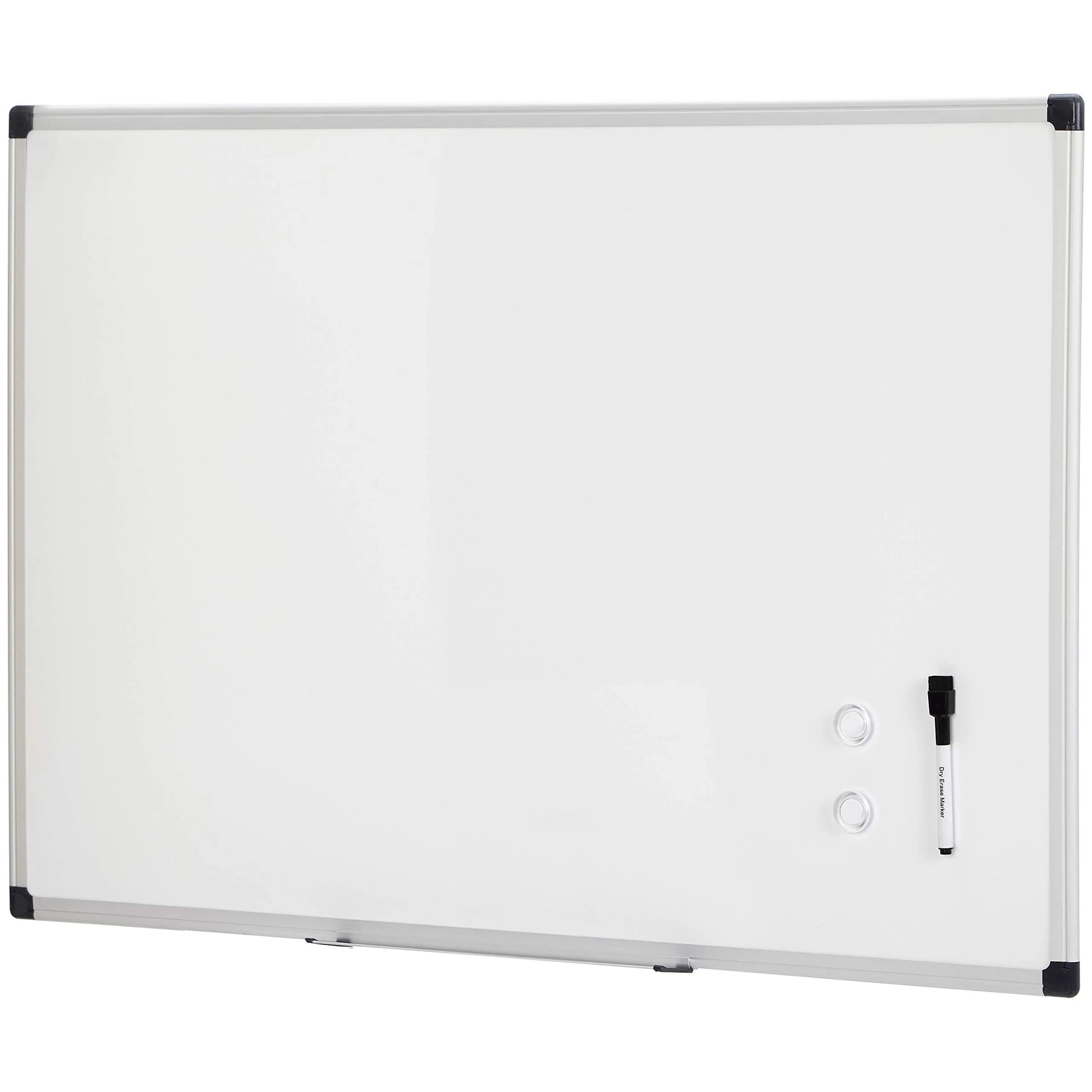 Amazon Basics Magnetic Dry Erase Whiteboard 36"W x 24"H Aluminum Frame | Smooth Surface for Office & Home Use - main product image