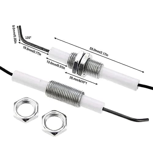 MENSI 11.8” Universal LP Propane & Natural Gas Push Button Piezo Igniter Kit | Ignition Set for Gas Grill, Stove, Heater thumbnail 2