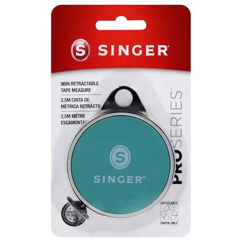 Singer ProSeries Retractable Tape Measure, 96" (244cm) Teal (2-Pack) thumbnail 1