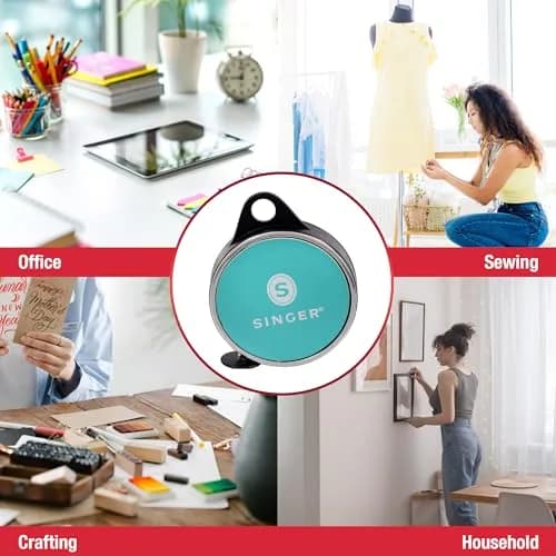Singer ProSeries Retractable Tape Measure, 96" (244cm) Teal (2-Pack) thumbnail 7