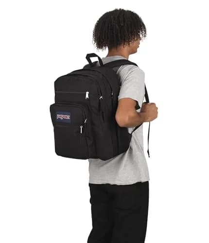 JanSport Big Student Black Laptop Backpack 34L (1.2 cu ft) | Durable & Spacious for School, Work, Travel thumbnail 7