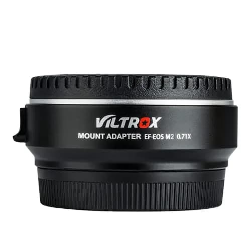 VILTROX EF-EOS M2 Speed Booster 0.71x for Canon EF to EF-M Mount Cameras | 145g (5.1 oz) with Tripod Mount thumbnail 2