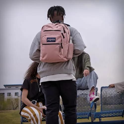 JanSport Big Student Backpack Navy - 34L (1.2 cu ft) | Durable Polyester with 15” Laptop Sleeve & Lifetime Warranty thumbnail 4