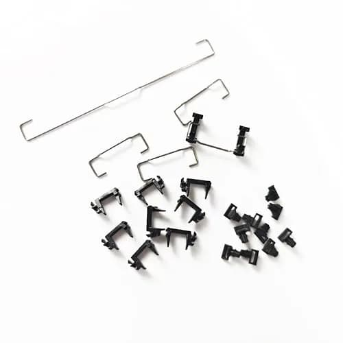 YMDK Costar Style Plate-Mounted Stabilizers for MX Mechanical Keyboard | Raised Wire, Better Tactile Feel thumbnail 9