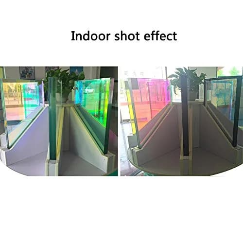 HOHOFILM 17.7"x78.7" Colorful Glass Window Film Decorative Tint with Anti-Shatter, UV Block, Heat Control thumbnail 6