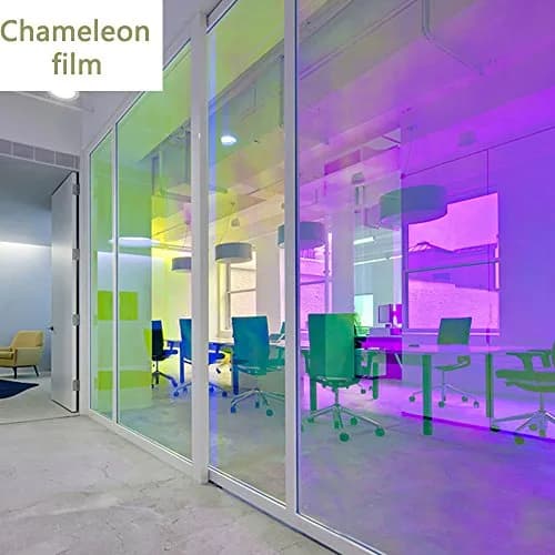 HOHOFILM 17.7"x78.7" Colorful Glass Window Film Decorative Tint with Anti-Shatter, UV Block, Heat Control thumbnail 4