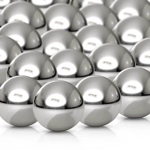 PGN Bearings 5/8" Chrome Steel Bearing Balls G25 (100 Pcs, 15.875mm) | Precision Grade 25 Balls thumbnail 1