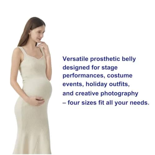 Teesider Realistic Memory Foam Fake Pregnancy Belly Costume M (0.36 kg / 0.8 lb) | Stage & Screen Performance Prop thumbnail 7