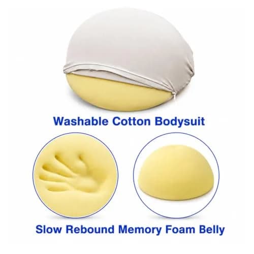 Teesider Realistic Memory Foam Fake Pregnancy Belly Costume M (0.36 kg / 0.8 lb) | Stage & Screen Performance Prop thumbnail 2