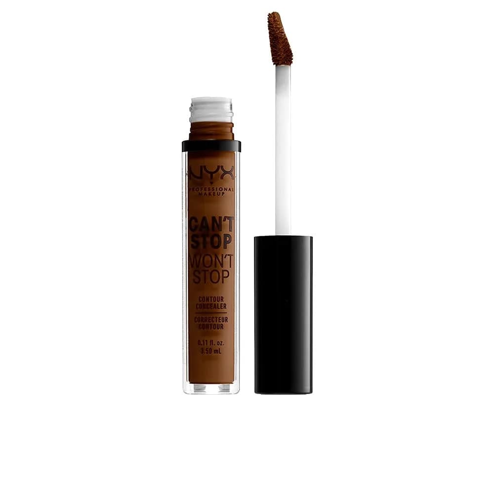 NYX PROFESSIONAL MAKEUP Can't Stop Won't Stop Contour Concealer Walnut 3.25ml (0.11 Fl Oz) | Full Coverage Matte Finish - main product image