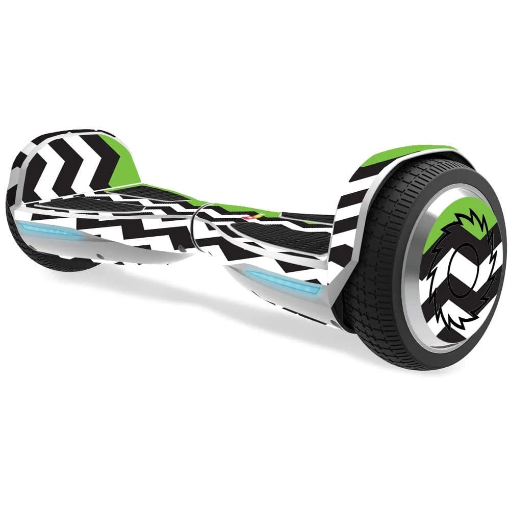MightySkins Lime Chevron Skin for Razor Hovertrax 1.5 Hover Board | Protective Vinyl Decal Wrap Cover | Easy to Apply & Remove — Lime Chevron