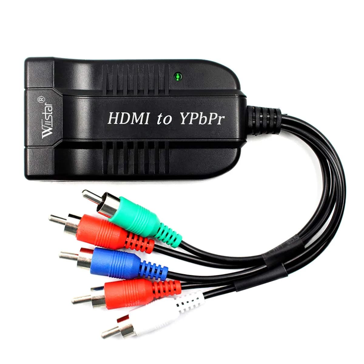 Wiistar HDMI to Component YPbPr Converter HDMI to Male 5RCA Component | Supports 480p to 1080p, Easy Setup - main product image
