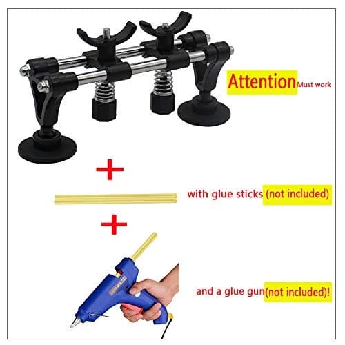 LTUPWF Paintless Dent Repair Tools Bridge Dent Remover with Double Pole Bridge Dent Puller 18PCS Glue Puller Tabs for Car, Door Dings and Hail Damage | Ergonomic, Flexible, Easy to Use thumbnail 5