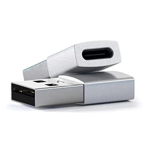 Satechi USB-A to USB-C Adapter, 10Gbps Data & 15W PD Charging, Silver | Connects USB-C Devices to USB-A Ports thumbnail 3