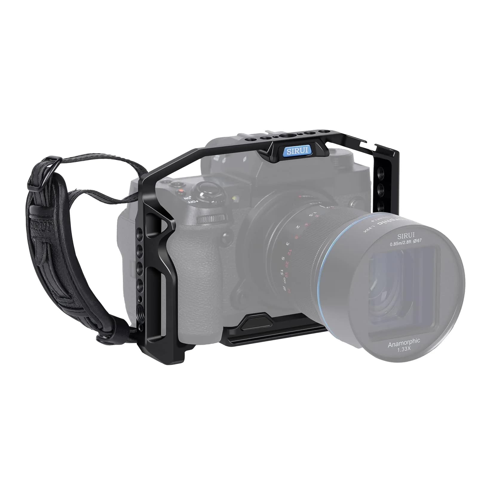 Sirui Camera Support Cage for FUJIFILM X-H2/X-H2S | Aluminium Frame with Wrist Strap — Cage+Wrist Strap