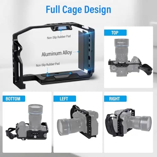 Sirui Camera Support Cage for FUJIFILM X-H2/X-H2S | Aluminium Frame with Wrist Strap thumbnail 5