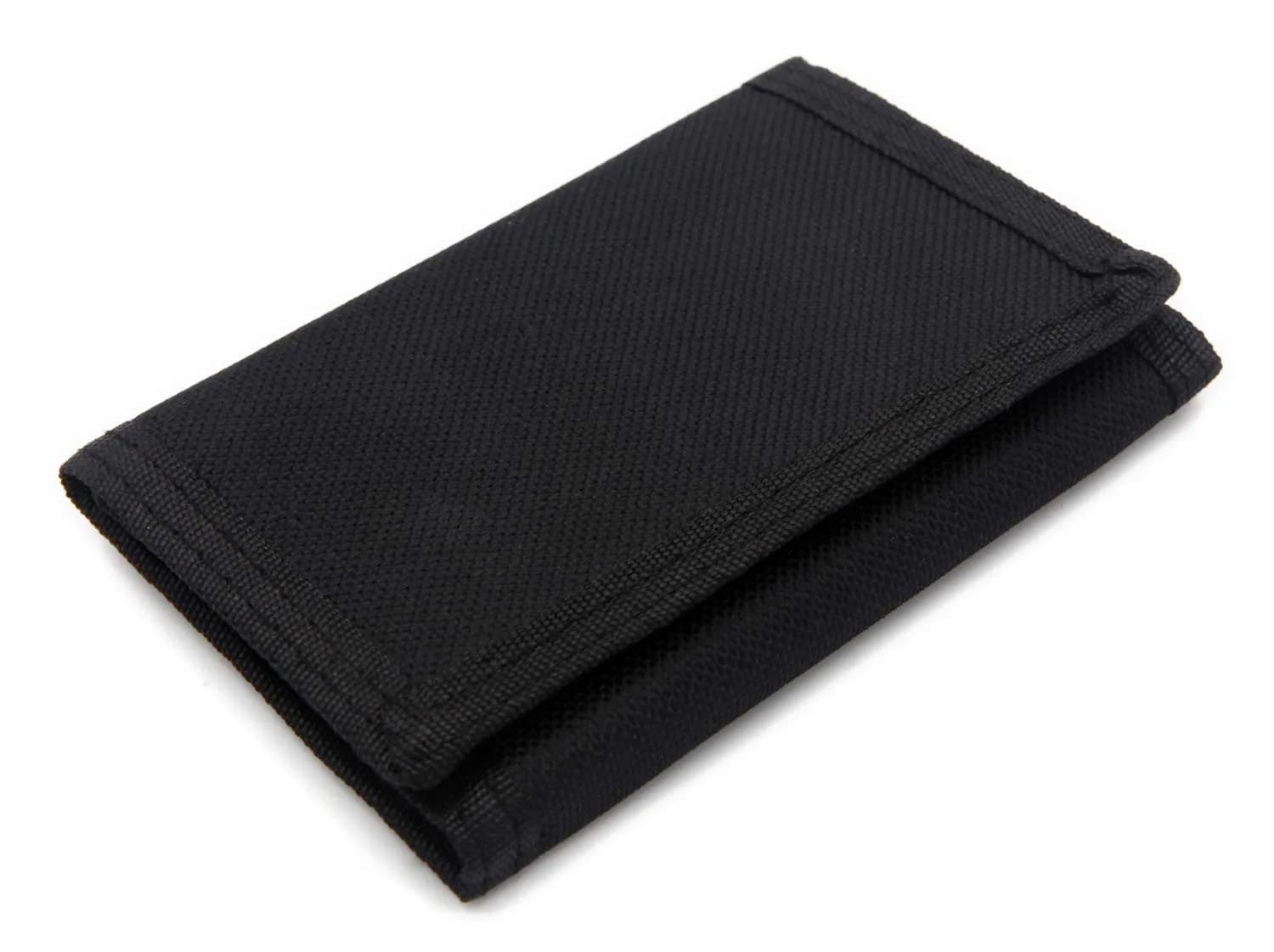 AI-DEE RFID Trifold Canvas Wallet for Kids - Black | High Capacity, RFID Protected, Waterproof - main product image