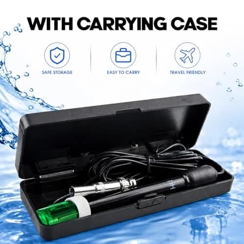 DANOPLUS Long Body pH Electrode with BNC Socket 300cm Cable | Precise pH Measurement for Lab & Field thumbnail 9