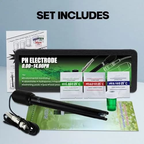DANOPLUS Long Body pH Electrode with BNC Socket 300cm Cable | Precise pH Measurement for Lab & Field thumbnail 3