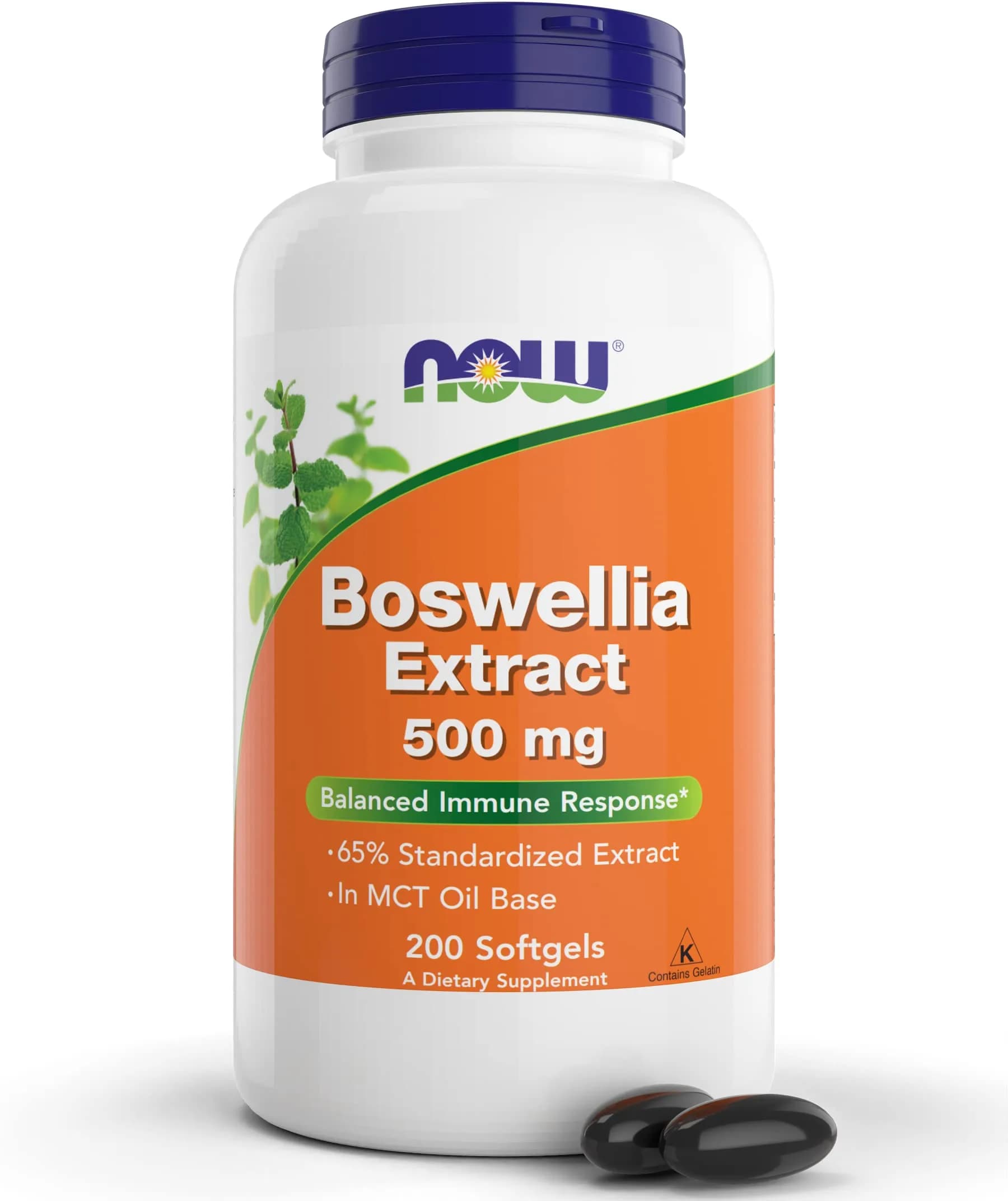 NOW Boswellia Serrata Extract 500 mg | Herbal Supplement for Joint Support & Inflammation (70-120 chars) - main product image