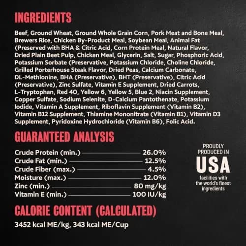 Cesar Small Breed Dry Dog Food Porterhouse Flavor & Spring Vegetables 2.27 kg (5 lb) | Real Beef First Ingredient thumbnail 4